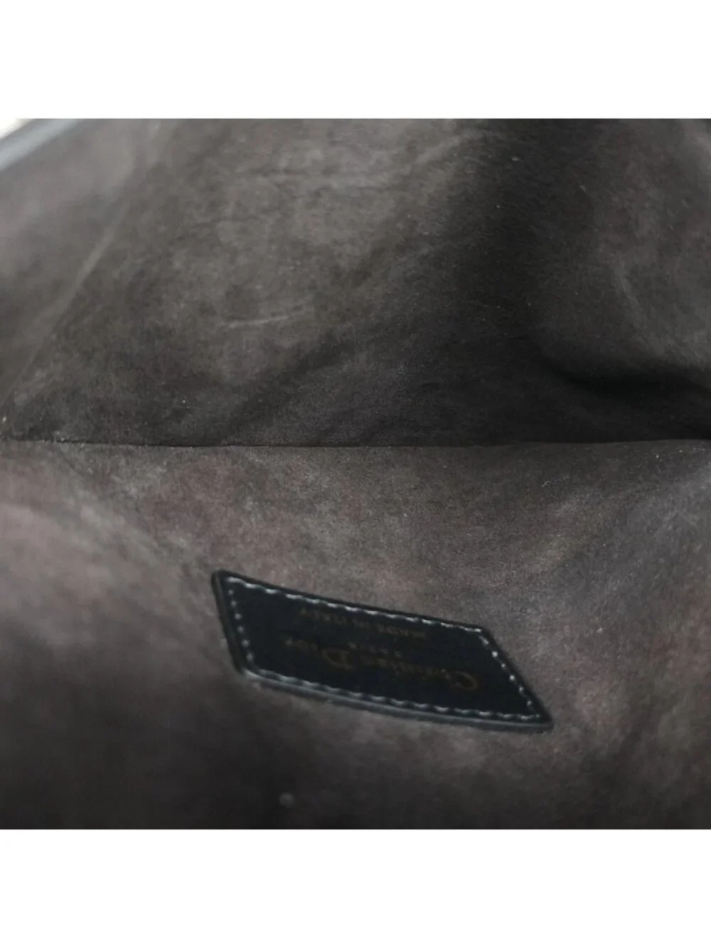 Dior Saddle Black Leather Shoulder Bag
